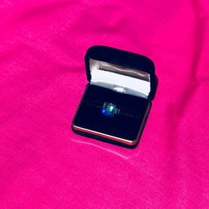 Handmade ring- Swarovski crystals.